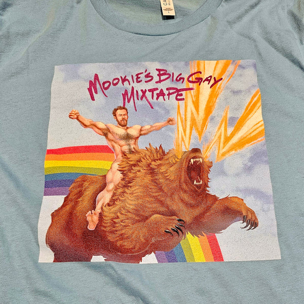 Mookie's Big Gay Mixtape Cover Art Tee