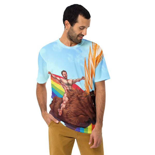 Mookie's Big Gay All-Over Tee (Print on Demand)