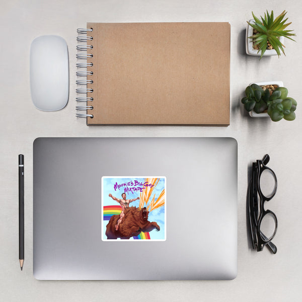 Mookie's Big Gay Sticker (On Demand)
