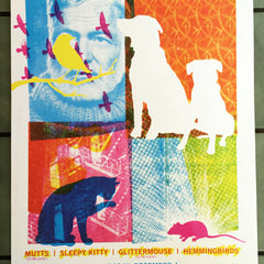 Pray for Rain Release Show Screen Print